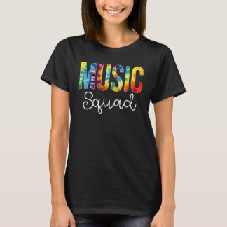 T-shirt Jour d'appréciation de l'équipe de musique Tie Dye