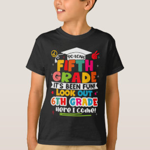 T-shirt Jour De 5E Année Diplômée Garçons Filles Ki