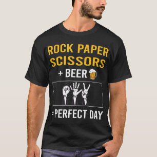 T-shirt Jour de bière Pierre-Feuille-Ciseaux