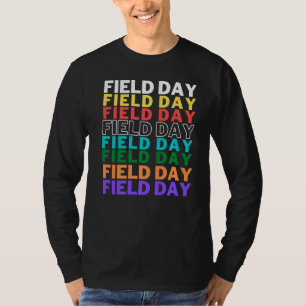 T-shirt Jour de campagne rétro Enseignant et étudiant mult