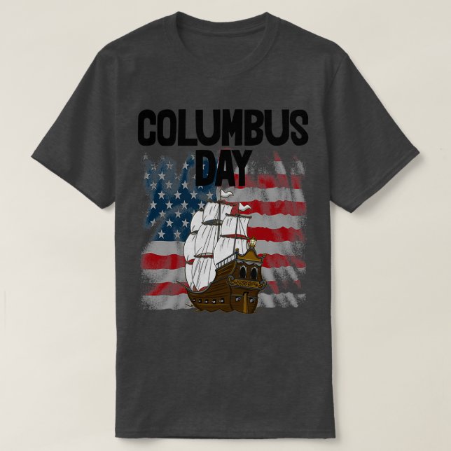 T-shirt Jour de Columbus (Design devant)