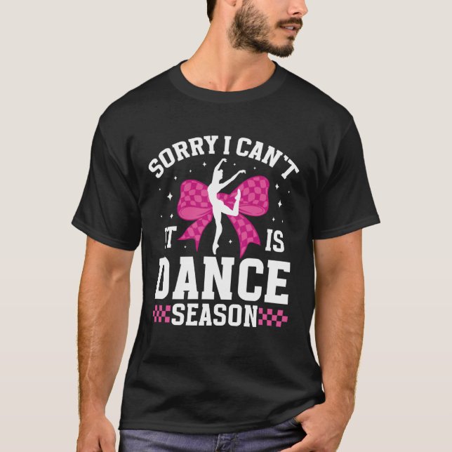 T-shirt Jour de compétition de danse de la saison de danse (Devant)