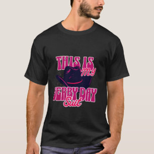 T-shirt Jour de Derby de course de chevaux drôle C'est mon