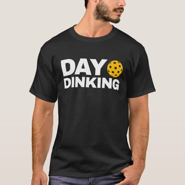 T-shirt Jour de Dinking Pickleball Dink (Devant)