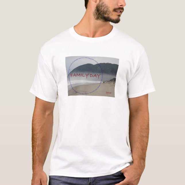 T-shirt Jour de famille (Devant)
