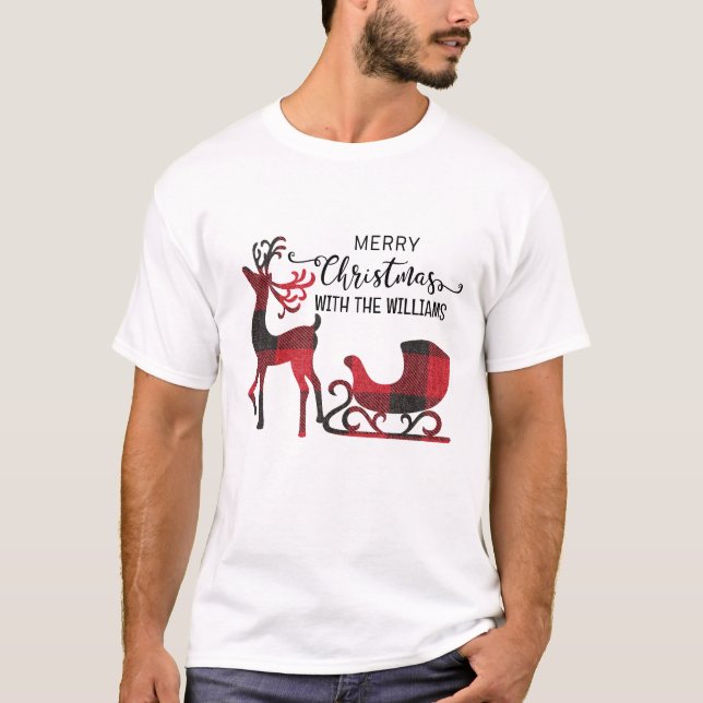 T-shirt Jour de famille correspondant | Moderne personnali (Devant)