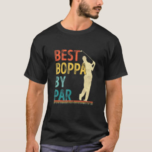 T-shirt Jour de Fathers Best Boppa By Par Golf Pour papa g