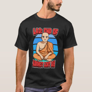 T-shirt Jour de fin de carême bouddhiste lao
