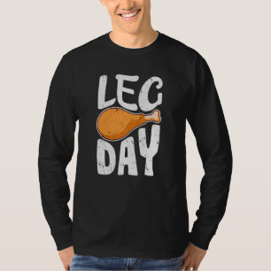 T-shirt Jour de jambes Drôle de dinde de Thanksgiving Cuis
