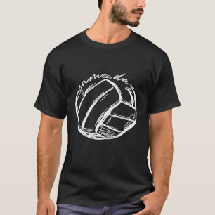 T-shirt Jour De Jeu De Volley-ball 1
