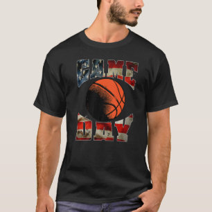 T-shirt Jour de jeu J'aime Basketball
