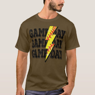 T-shirt Jour de jeu Softball, Softball Player Vintage cade