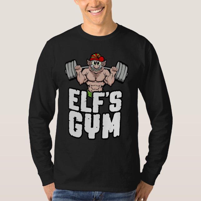 T-shirt Jour de Jour de Jour de Jeu de Gymnastique Elf Tra (Devant)