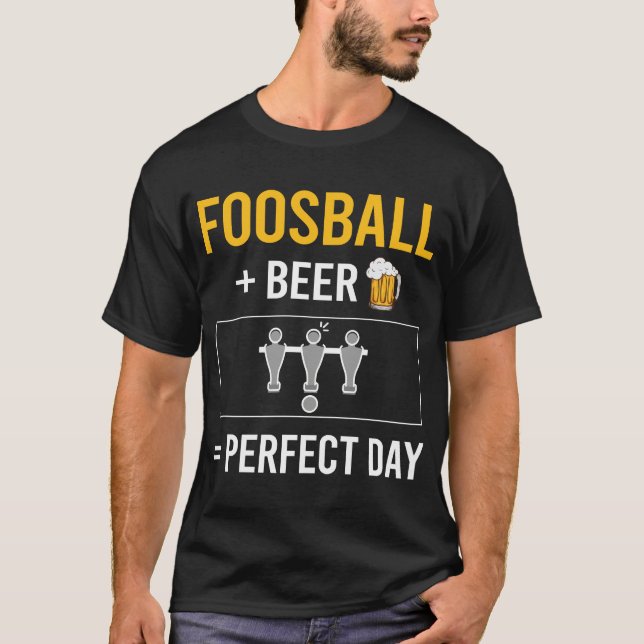 T-shirt Jour de la bière Foosball (Devant)