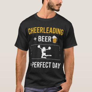 T-shirt Jour de la bière Menant au cheerleading
