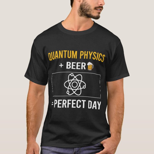 T-shirt Jour de la Bière Physique Quantique (Devant)