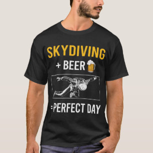 T-shirt Jour de la bière Saut en parachute Saut en parachu