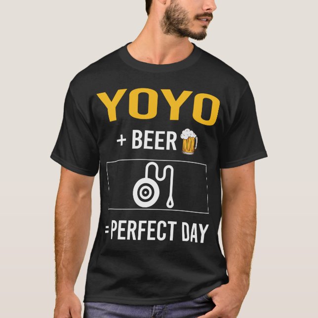 T-shirt Jour de la bière Yo Yo Yo-Yo YoYo (Devant)
