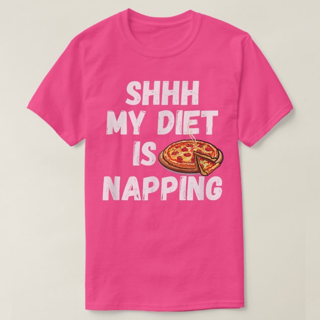 T-shirt Jour de la Cheat Drôle Diet Amateurs de pizza Pizz (Design devant)