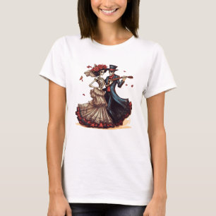 T-shirt Jour de la danse des squelettes morts