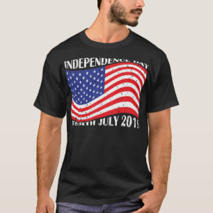 T-shirt Jour de la Déclaration d'Indépendance et quatri