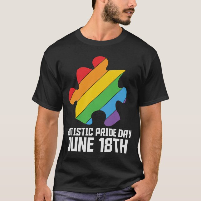 T-shirt Jour de la fierté autistique (Devant)