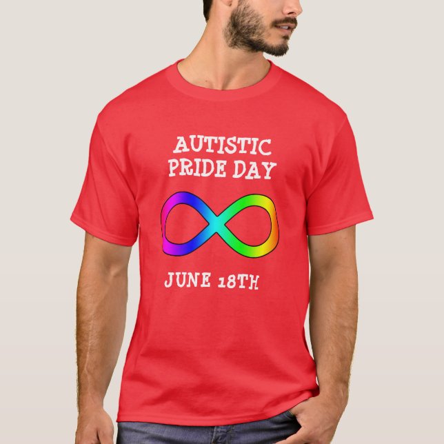 T-shirt Jour de la Fierté autistique 18 juin (Devant)