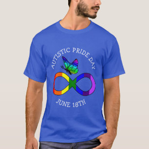 T-shirt Jour de la Fierté autistique 18 juin Chemise de se