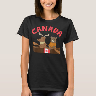 T-shirt Jour de la fierté canadienne Feuille d'érable Cana