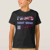 Jour de la Garde côtière américaine Fier Fille de 