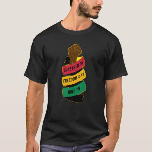 T-shirt Jour de la Liberté - Histoire noire