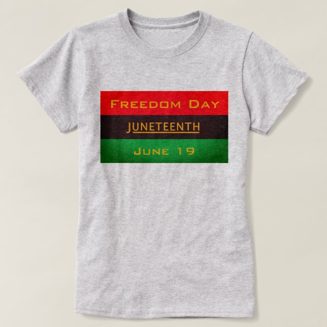 T-shirt Jour de la liberté Juneteenth (Design devant)