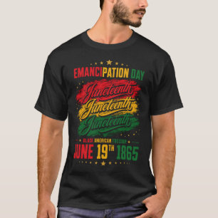 T-shirt Jour de la liberté Juneteenth Patrimoine panafrica