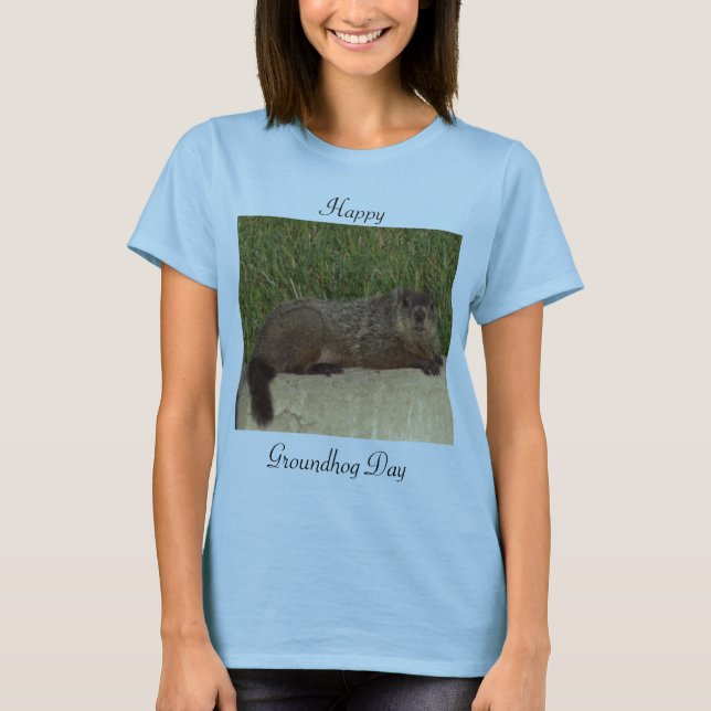 T-shirt jour de la marmotte  (Devant)
