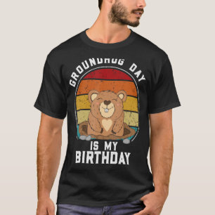 T-shirt Jour de la marmotte est mon anniversaire - 2 févri