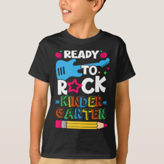T-shirt Jour De La Maternelle Prêt À Rock Maternelle