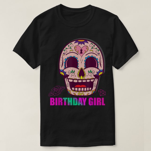 T-shirt Jour de la mort de l'ÂME DE SUCRE ANNIVERSAIRE de  (Design devant)