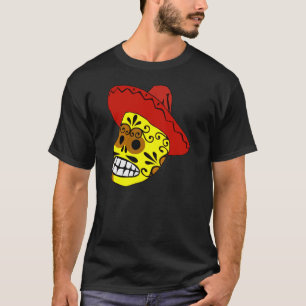 T-shirt Jour de la mort Décoré crâne bonbon