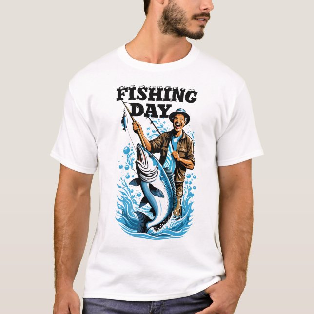 T-shirt Jour de la pêche (Devant)