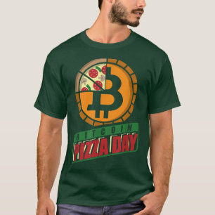 T-shirt Jour De La Pizza Bitcoin, 22 Mai Crypto