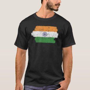 T-shirt Jour de la République de l'Inde Drapeau indien hin