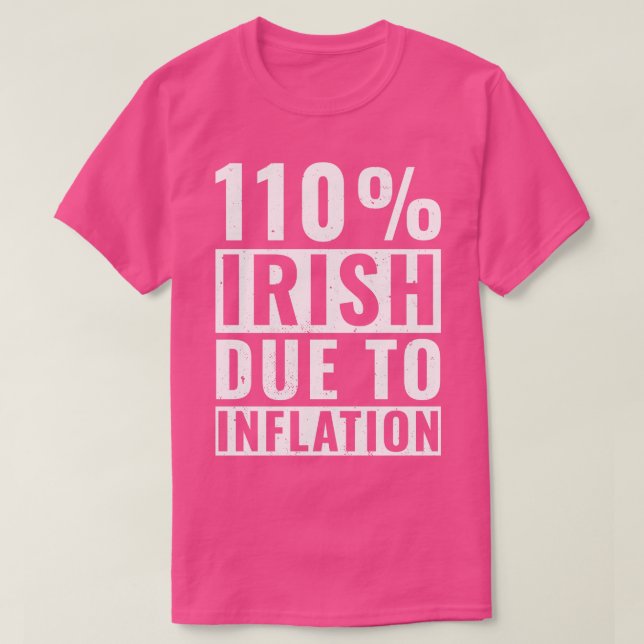 T-shirt Jour de la Saint Patrick 110 Irlandais Racines Irl (Design devant)