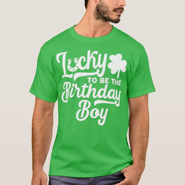 T-shirt Jour de la Saint Patrick    AnniversaireEnfant cha (Devant)