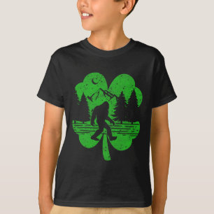 T-shirt Jour de la Saint Patrick Bigfoot Irish Sasquatch S