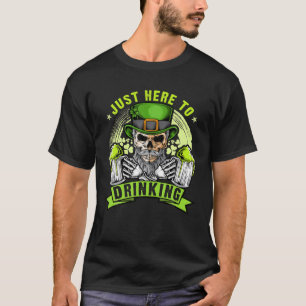 T-shirt Jour de la Saint Patrick Boire Hommes, Bière Verte