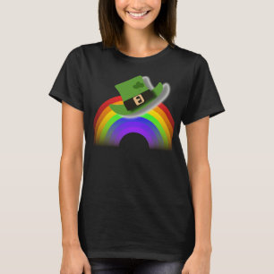 T-shirt Jour de la Saint Patrick Casquette et Rain