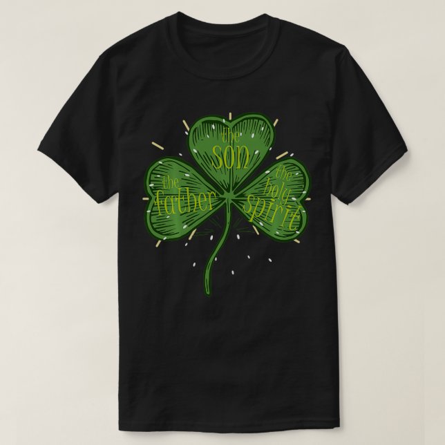 T-shirt Jour de la Saint Patrick chrétien religieux irland (Design devant)