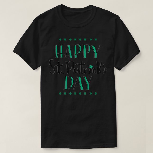 T-shirt Jour de la Saint Patrick Clover Saint Patrick Luck (Design devant)
