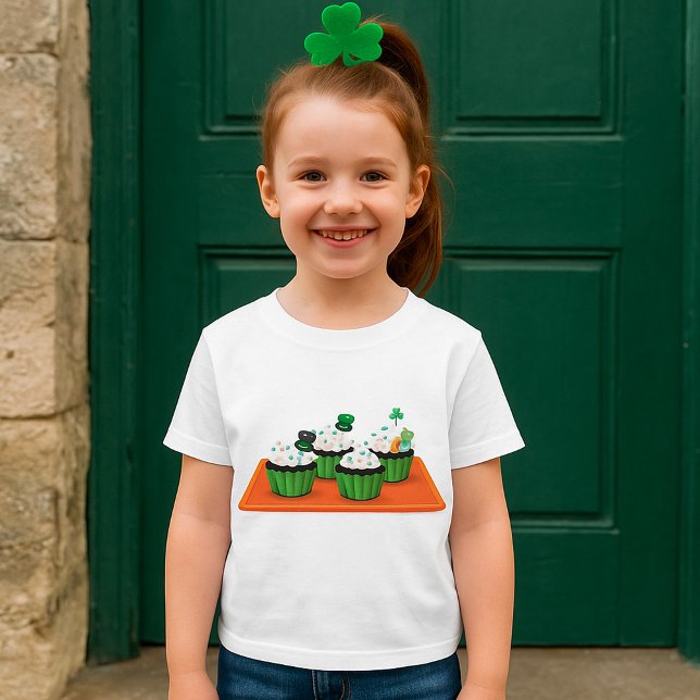 T-shirt Jour de la Saint Patrick Cupcakes (Créateur téléchargé)