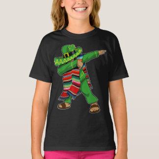 T-shirt Jour de la Saint Patrick - Dabbing irlandais mexic